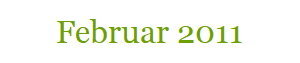 Februar 2011