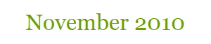 November 2010