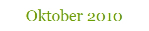 Oktober 2010